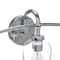 Hello Honey® Robert Stevenson Lighting Adrian Metal & Clear Glass 3-Light Vanity